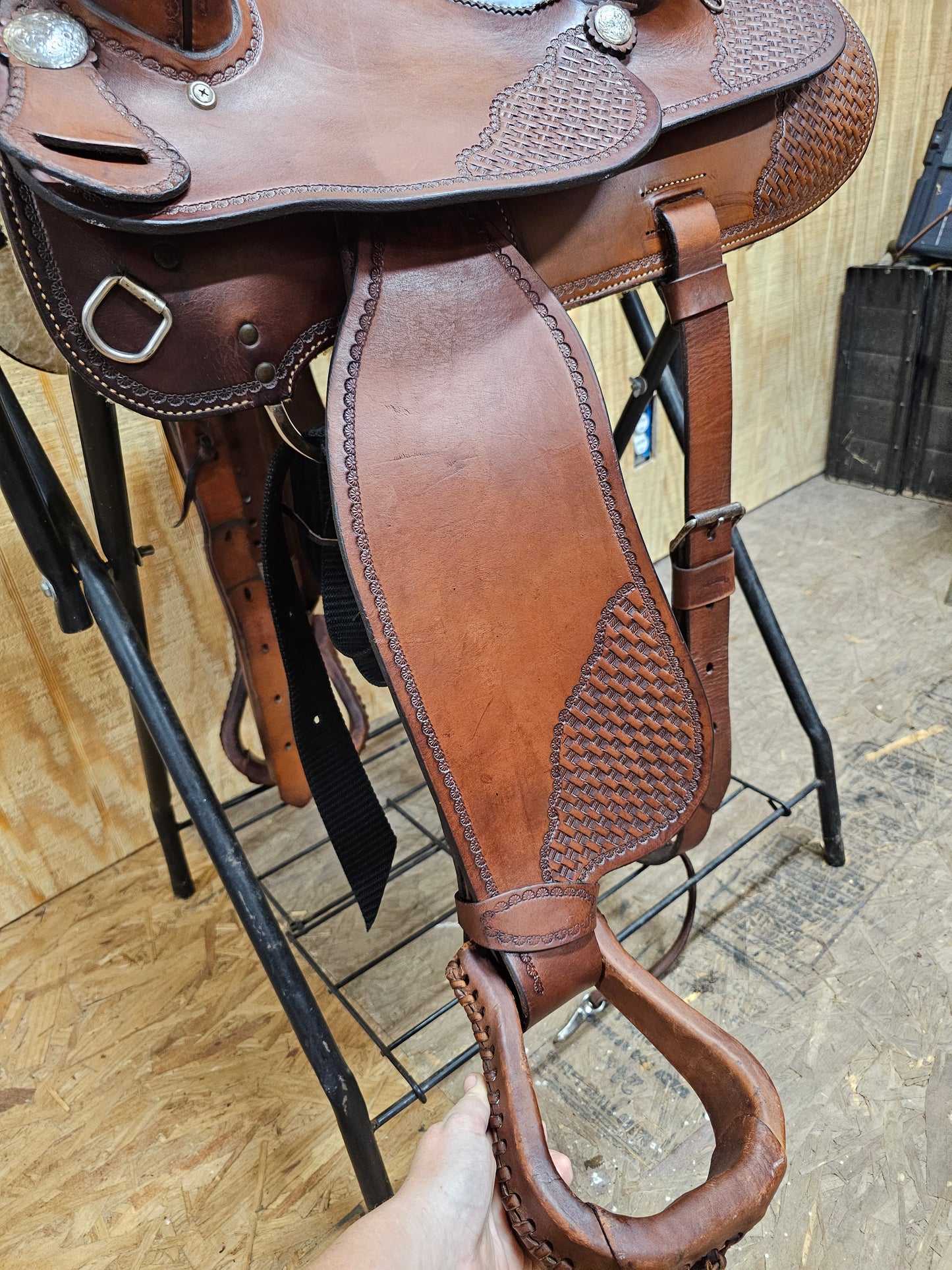 14.5" Western Trail Saddle Set used