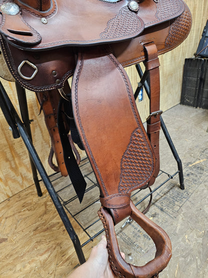 14.5" Western Trail Saddle Set used