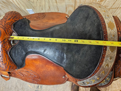 16" Silver Royal Show Saddle