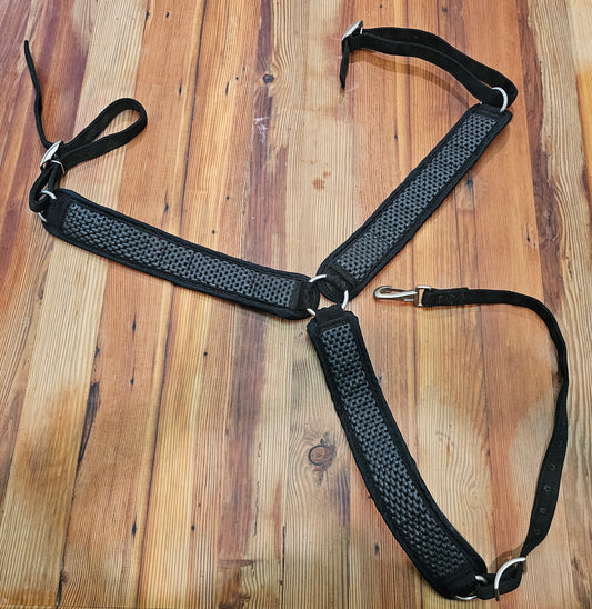 Black Neoprene Breastcollar