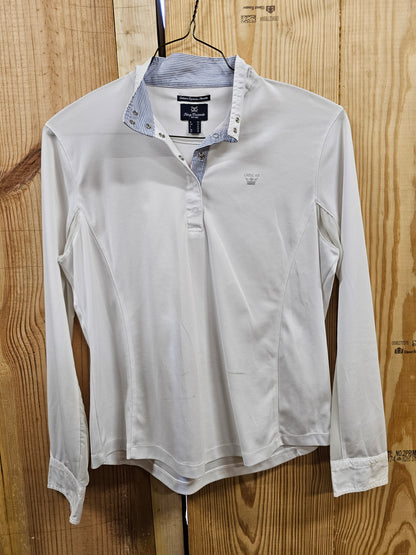 White Mesh Show Shirt size 14