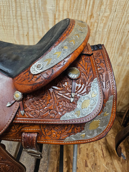 16" Silver Royal Show Saddle
