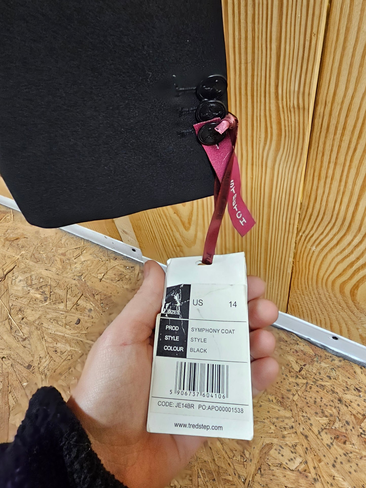 New Treadstep Symphony Hunter Coat Size 14