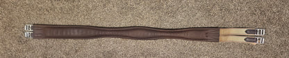 54" English contoured leather girth used like new
