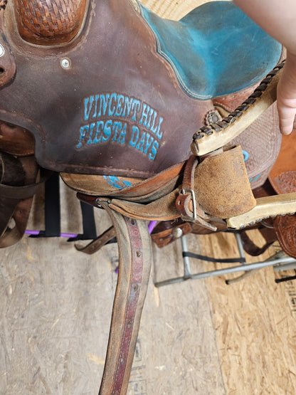 15" Running P Roping Trophy Saddle