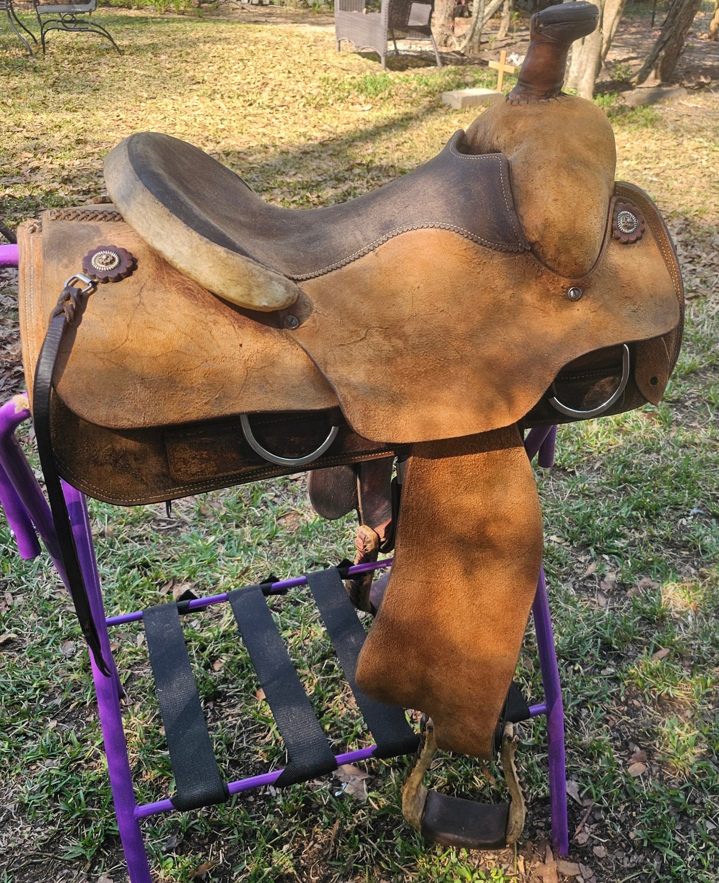 15" Western Ranch Roping Saddle