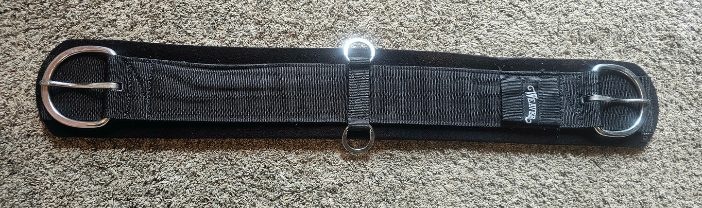 30" Weaver black Neoprene straight cinch