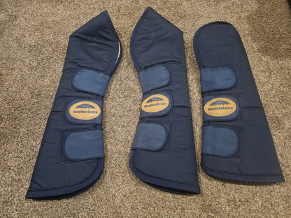 Three New Fleece lined WeatherBeeta Travel Boots Full size