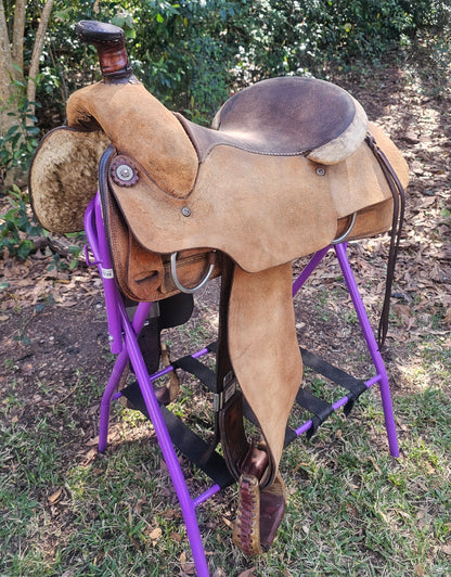 15" Western Ranch Roping Saddle