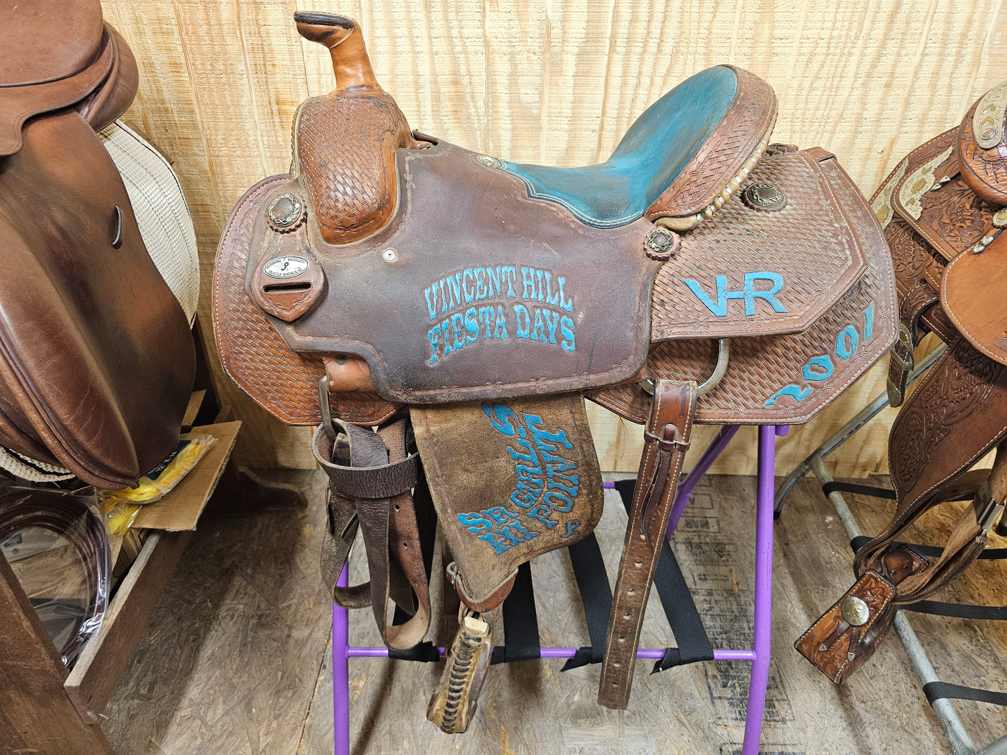 15" Running P Roping Trophy Saddle